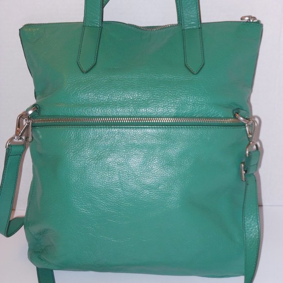 FOSSIL GREEN LEATHER SHOULDER/HANDBAG - Picture 8 of 9